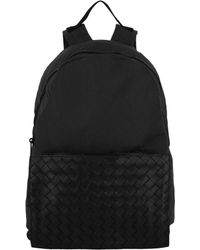 Bottega Veneta Convertible Intrecciato Backpack - Black