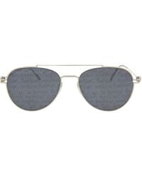 Montblanc - Aviator-style Metal Sunglasses - Lyst