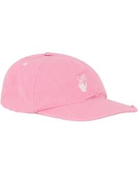 Off-White c/o Virgil Abloh Womens Logo Baseball Cap - Pink