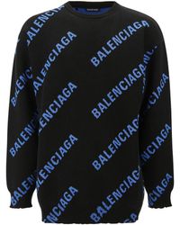 black balenciaga sweater