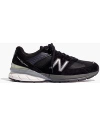 MW New Balance® Suede 990v5 Sneakers - Black