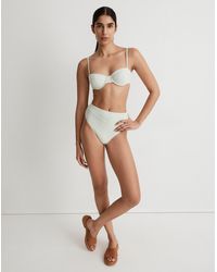 MW - Ribbed Balconette Bikini Top - Lyst