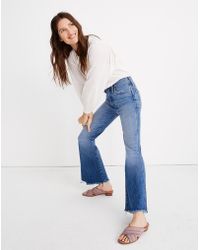 madewell black flare jeans