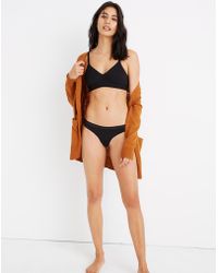 Madewell Mesh-trimmed Tanga - Multicolor