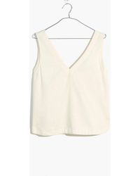 MW - Plus (re)sponsible V-neck Button-back Sleeveless Top - Lyst