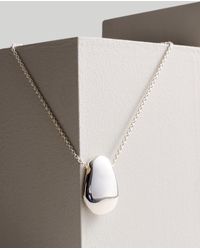 MW - The Sterling Silver Collection Chunky Pendant Necklace - Lyst