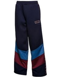 puma wide leg track pants