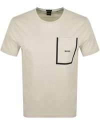 BOSS - Boss Thilix 4 T Shirt Off - Lyst