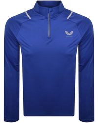 Castore - Lightweight Quarter Zip T Shirt - Lyst