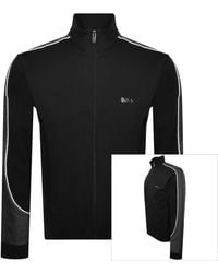 BOSS BUSINESS - Boss Contrast Piping Zip Sweatshirt - Lyst
