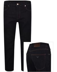 Armani - Emporio J76 Straight Fit Jeans - Lyst
