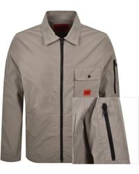 HUGO - Emmond Overshirt Light Pastel - Lyst