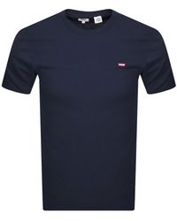 Levi's - Original Crew Neck Logo T Shirt - Lyst
