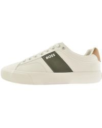 BOSS BUSINESS - Boss Aiden Tennis Trainers - Lyst