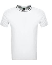 BOSS - Boss Tee 5 Logo Collar T Shirt - Lyst