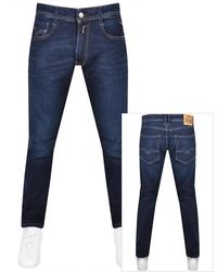 Replay - Comfort Fit Rocco Dark Wash Jeans - Lyst