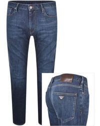 Armani - Emporio J06 Slim Fit Jeans Mid Wash - Lyst