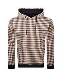 Aquascutum - Check Club Hoodie - Lyst