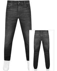 BOSS - Boss Re Maine Regular Fit Mid Wash Jeans - Lyst