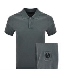 Belstaff - Valley Garment Dye Polo T Shirt - Lyst