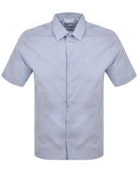 Calvin Klein - Short Sleeve Poplin Shirt - Lyst