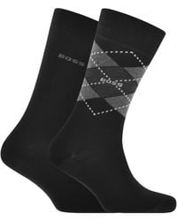 BOSS BUSINESS - Boss 2 Pack Argyle Crew Socks - Lyst