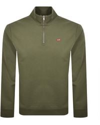 Levi's - Original Quarter Zip Sweatshirt - Lyst