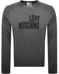 Moschino - Knit Sweatshirt - Lyst
