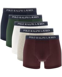 Ralph Lauren - Underwear 5 Pack Boxer Trunks - Lyst