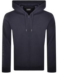 Armani - Emporio Lounge Full Zip Hoodie - Lyst