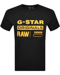 G-Star RAW - Raw Logo T Shirt - Lyst