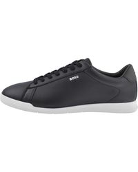 BOSS BUSINESS - Boss Nitan Trainers Dark - Lyst