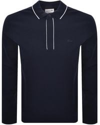 Lacoste - Long Sleeved Polo T Shirt - Lyst