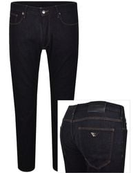 Armani - Emporio J06 Slim Fit Jeans Dark Wash - Lyst