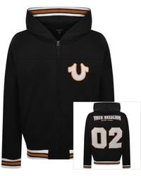 TRUE RELIGION - Applique Full Zip Hoodie - Lyst