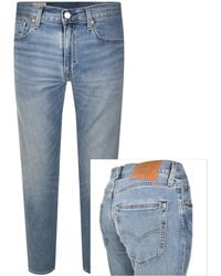 Levi's - 512 Slim Tapered Light Wash Jeans - Lyst