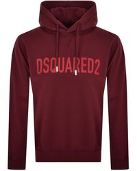 DSquared² - Logo Pullover Hoodie - Lyst