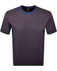 Paul Smith - Patterned T Shirt - Lyst
