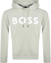BOSS - Boss We Basic Logo Hoodie - Lyst