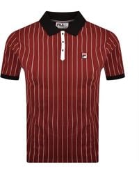 Fila - Fila Bb1 Stripe Polo T Shirt - Lyst