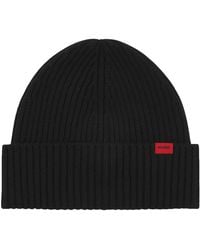 HUGO - Xola Wool Beanie - Lyst