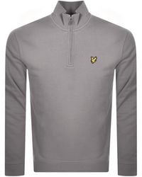 Lyle & Scott - Quarter Zip Sweatshirt - Lyst