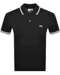 Lacoste - Tipped Polo T Shirt - Lyst
