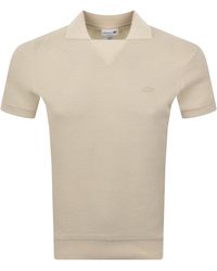 Lacoste - Knit Polo Shirt - Lyst