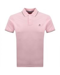 Hackett - Heritage Tipped Polo T Shirt - Lyst
