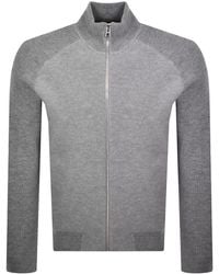 BOSS BUSINESS - Boss Hibisco Full Zip Wool Jumper - Lyst
