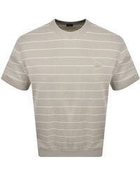 BOSS - Boss Kanacho Knit T Shirt Open - Lyst