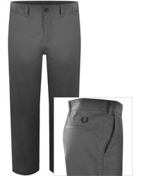 Fred Perry - Slim Fit Twill Trousers - Lyst