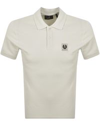 Belstaff - Short Sleeve Polo T Shirt Birch - Lyst