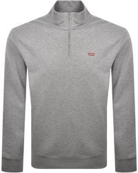 Levi's - Original Quarter Zip Sweatshirt - Lyst